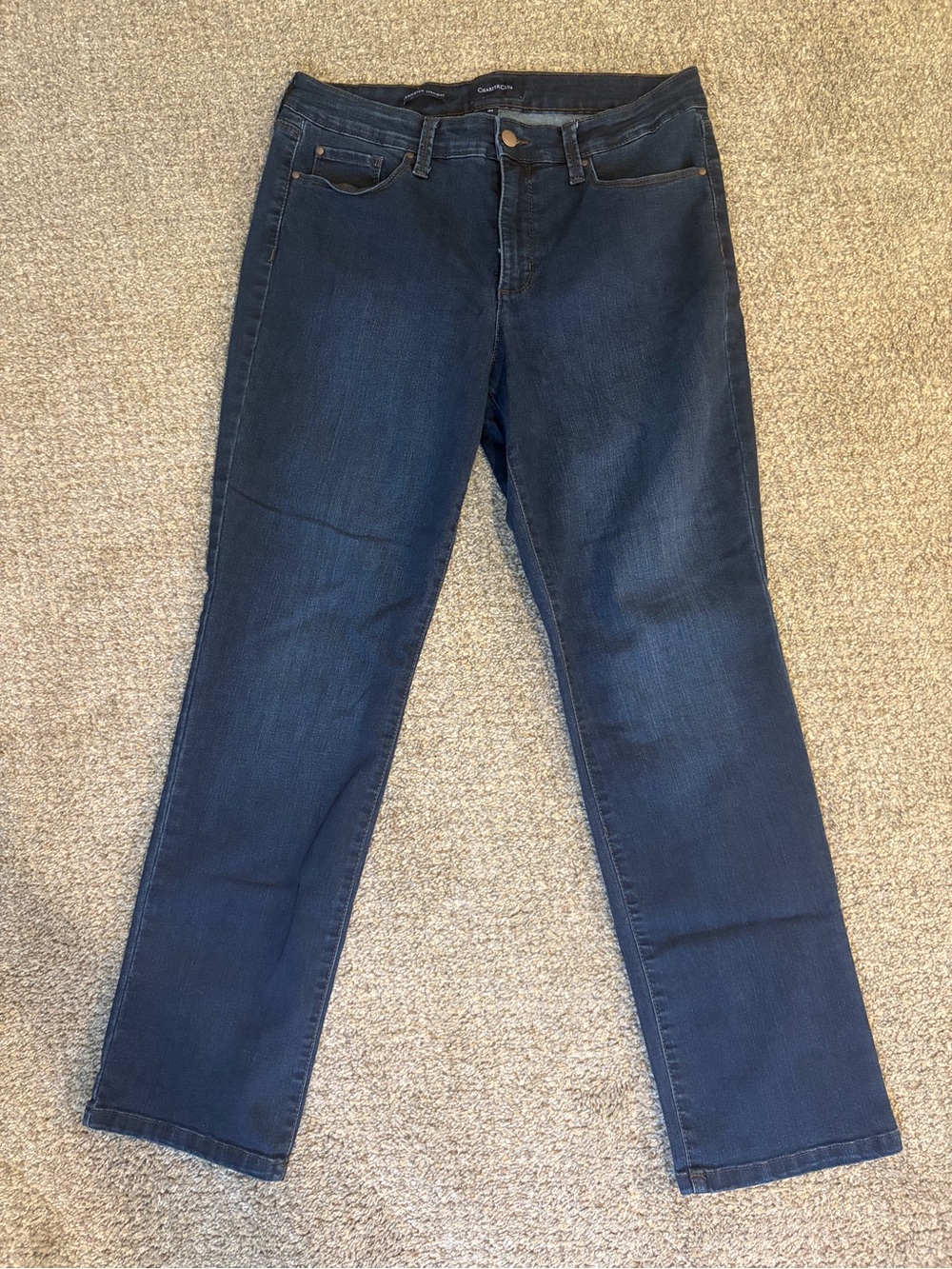 Charter Club Indigo Straight Leg Jeans